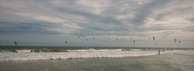 Kite surfers