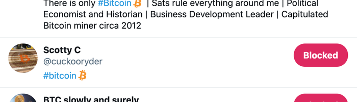 ahh much better. I now have a bot that will auto-block bitcoin ...