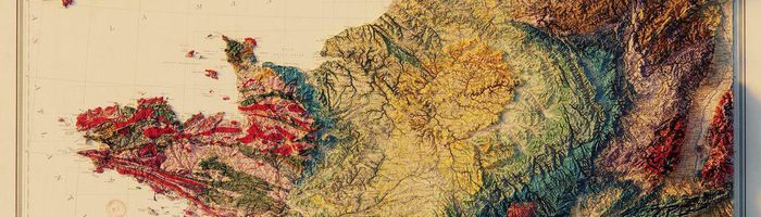 Geological map of France