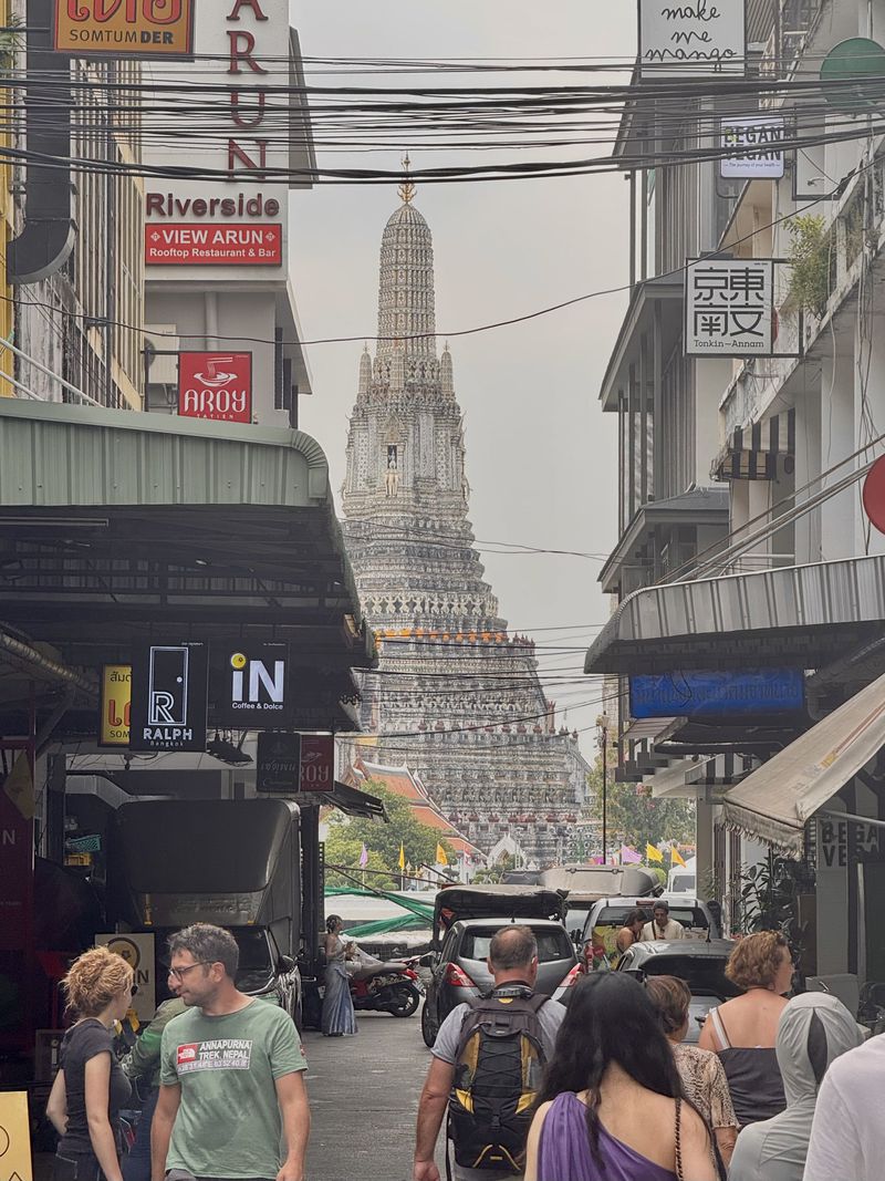 Wat Arun in the distance